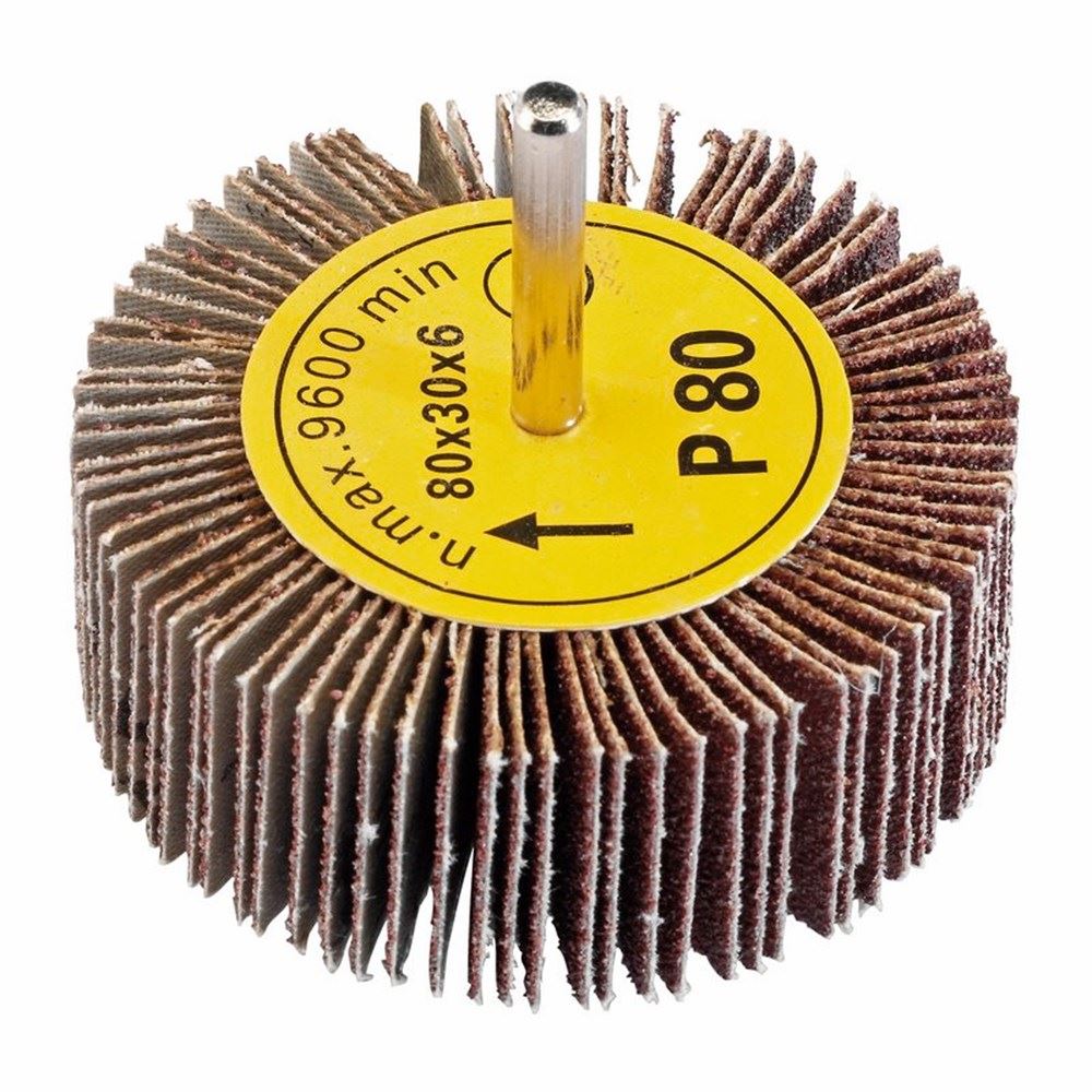 Draper 80 X 30MM FLAP WHEEL 80GRIT 76467 Abrasive Flap Wheels