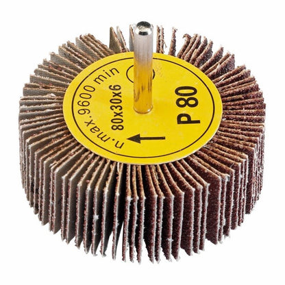 Draper 80 X 30MM FLAP WHEEL 80GRIT 76467 Abrasive Flap Wheels