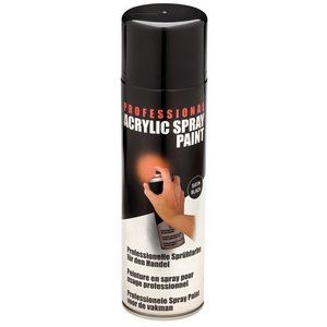 Draper SATIN BLACK PAINT - 400ML 18013 Satin Black Spray Paint (400ml)