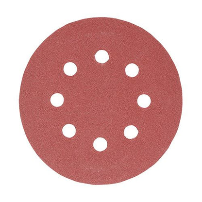 TIMCO Orbital Sanding Discs P180 125mm Red Pack 5