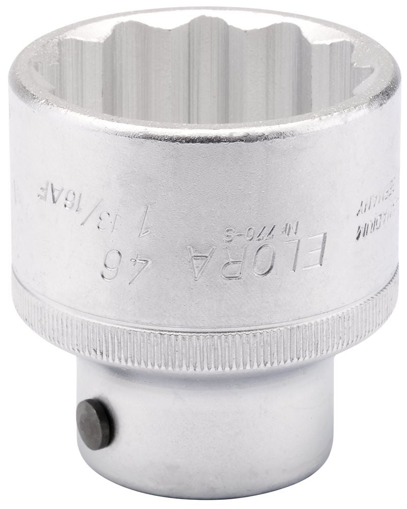 Draper 46MM 1.13/16AF BI-HX SKT3/4DR 00848 3/4" Sq. Dr. Metric Bi-Hexagon Sockets
