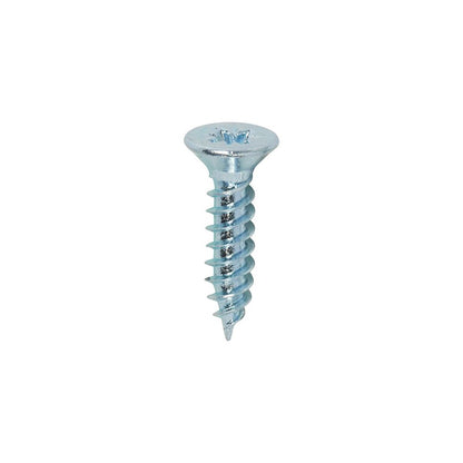 TIMCO Twin Woodscrew PZ1 CSK Zinc 4 x 1/2 Silver Pack 200