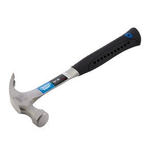 Draper CLAW HAMMER SOLID STEEL 560G 21284 Solid Forged Soft Grip Claw Hammers