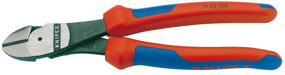 Draper HIGH LEV. CENTRE CUTTERS 200MM 78428 High Leverage Diagonal Side Cutters with 12Â° Angled Head