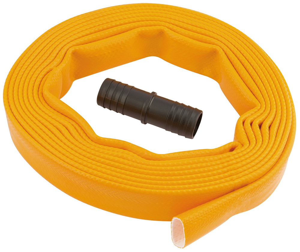 Draper 5MX25MM LAYFLAT HOSE&CONNECTOR 36990 Layflat Hose, supplied with Adaptor