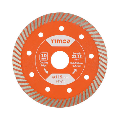 TIMCO Prem Tile & Ceramic Blade 115 x 22.2 Pack 1