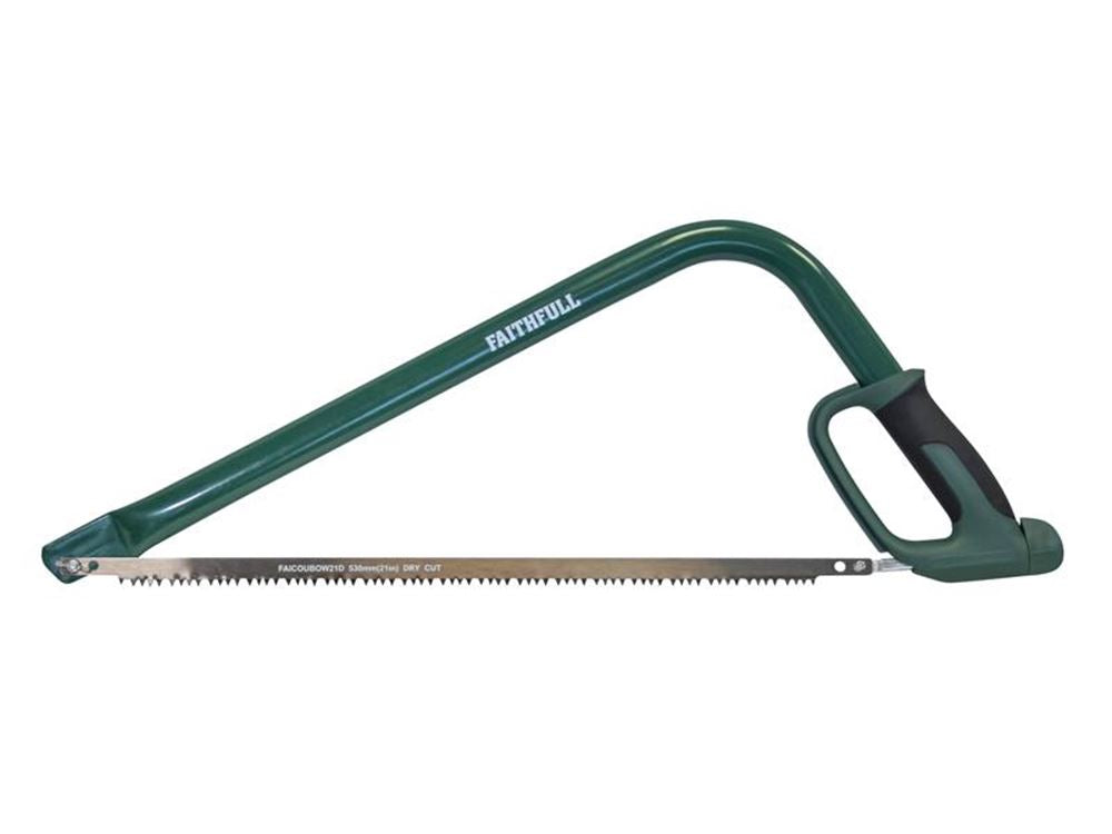 Faithfull Countryman Foresters FAICOUBOW21F Bowsaw 530mm 21in Wood Pruning Saw