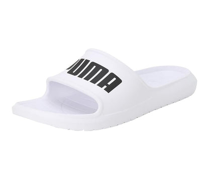 Puma Divecat Lite Sliders - 10 - White/Black