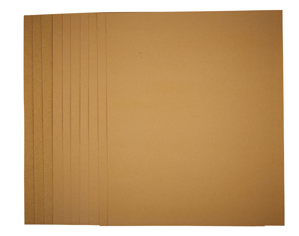Draper GLASS PAPER SANDING SHEET ASSR 37781 37781 General Purpose Sanding Sheets, 230 x 280mm (Pack of 10)