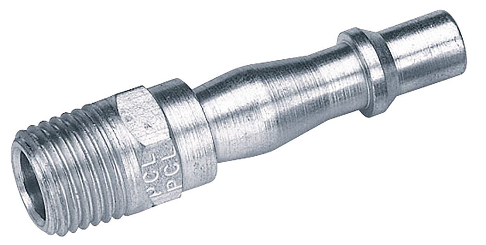 25790 Draper 1/4 Male Thread PCL Coupling Screw Adaptor (Sold Loose) A2593 BULK Air Fittings Professional Trade DIY Workshop Garage Use