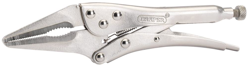 Draper LONG NOSE S/GRIP PLIER 230MM 11903 Long Nose Self Grip Pliers, 230mm