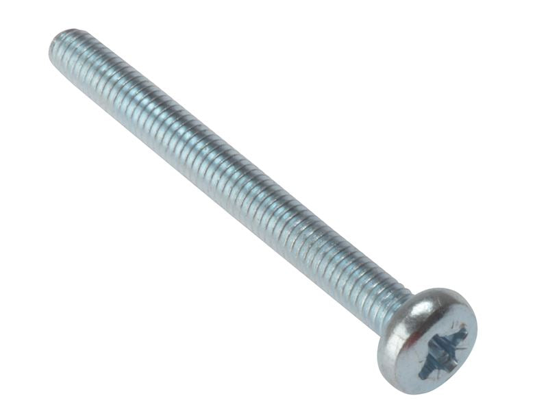 ForgeFix FORMSPH630M Machine Screw Pozi Compatible Pan Head ZP M6 x 30mm Bag 25 |