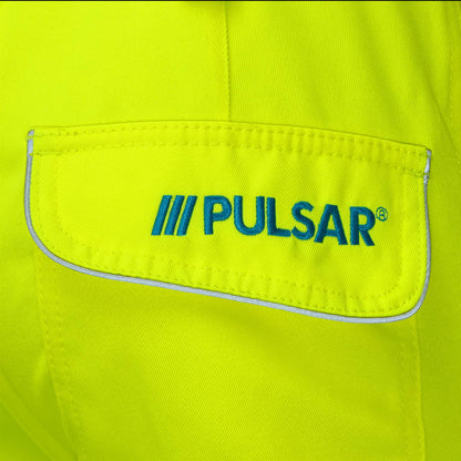 Pulsar Hi Vis Combat Trousers Yellow Orange Workwear EN ISO 20471 Class 1 Reflective
