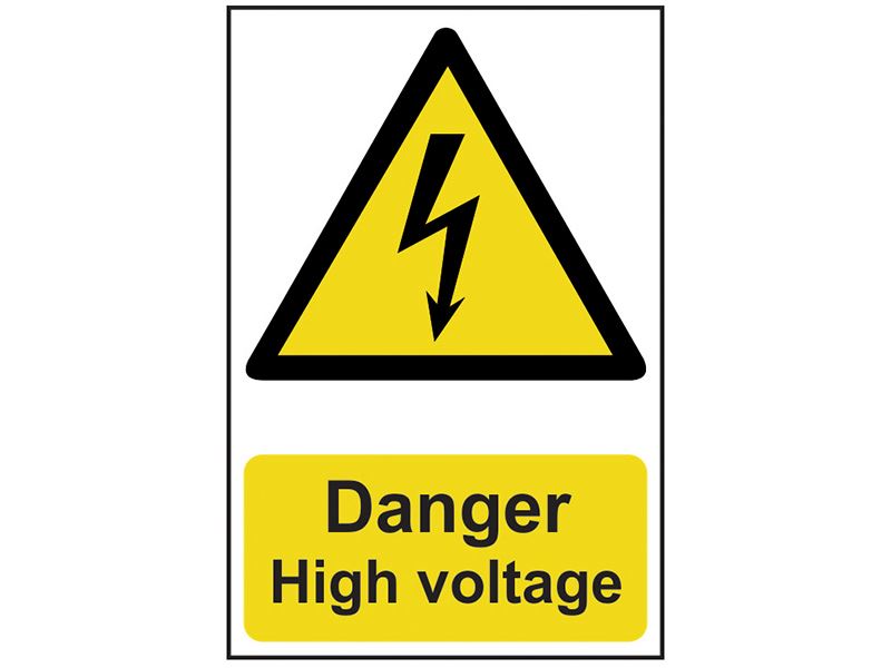 Scan SCA0761 Danger High Voltage - PVC 200 x 300mm |
