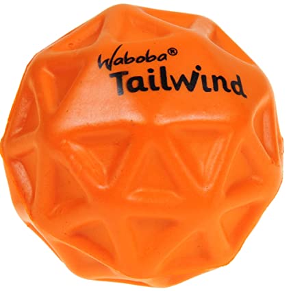 Waboba Tailwind Dog Ball Orange 65mm