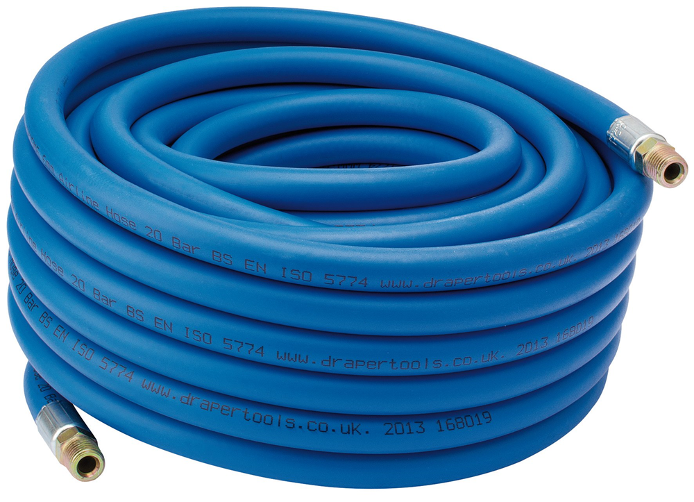 Draper 15M AIRLINE HOSE(1/4)6MM ID 38285 Straight Line Air Hoses