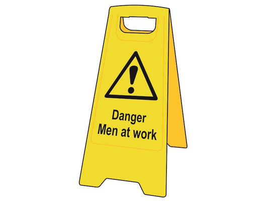 Scan SCA4710 Heavy-Duty 'A' Board: Danger Men At Work |