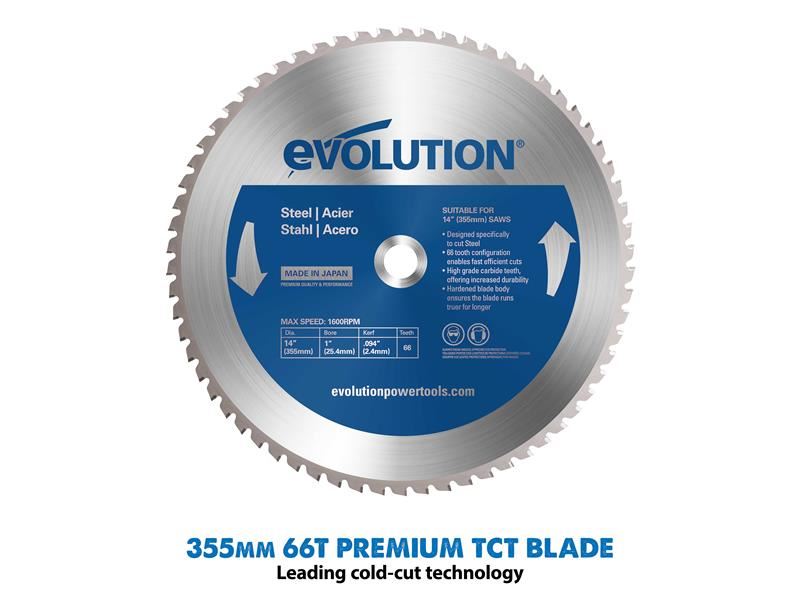 EVL S355MCS Heavy-Duty Metal Cutting Mitre Chop Saw 1600W 110V
