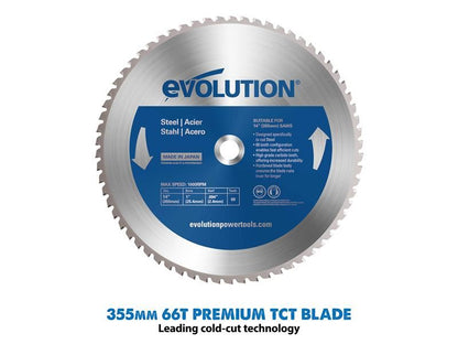 EVL S355MCS Heavy-Duty Metal Cutting Mitre Chop Saw 1600W 110V