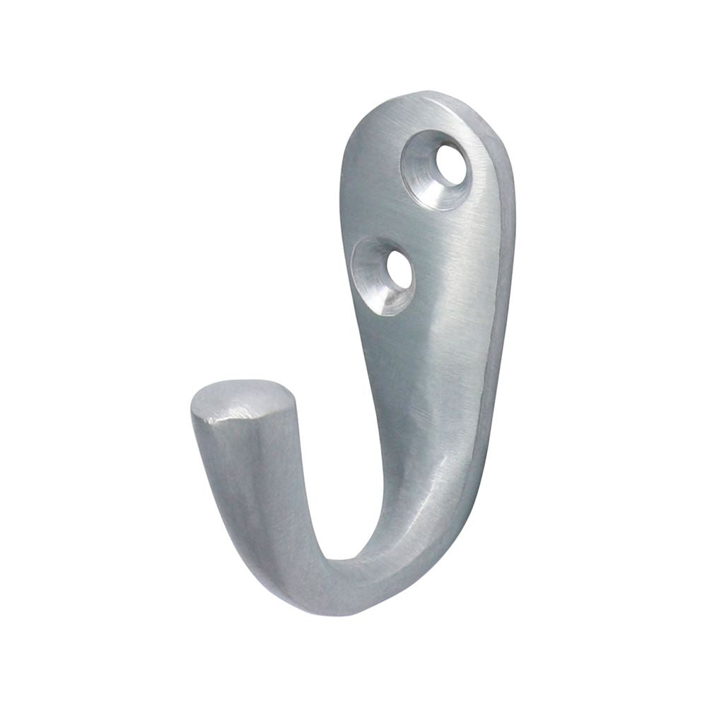TIMCO Single Robe Hook Sat. Chrome 44 x 18mm Pack 1
