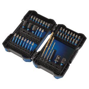 04931 Draper Expert Expert Impact Screwdriver Bit Set, 1/4 Hex (44 Piece) IMBH44B Impact Screwdrivers Professional Trade DIY Workshop Garage Use