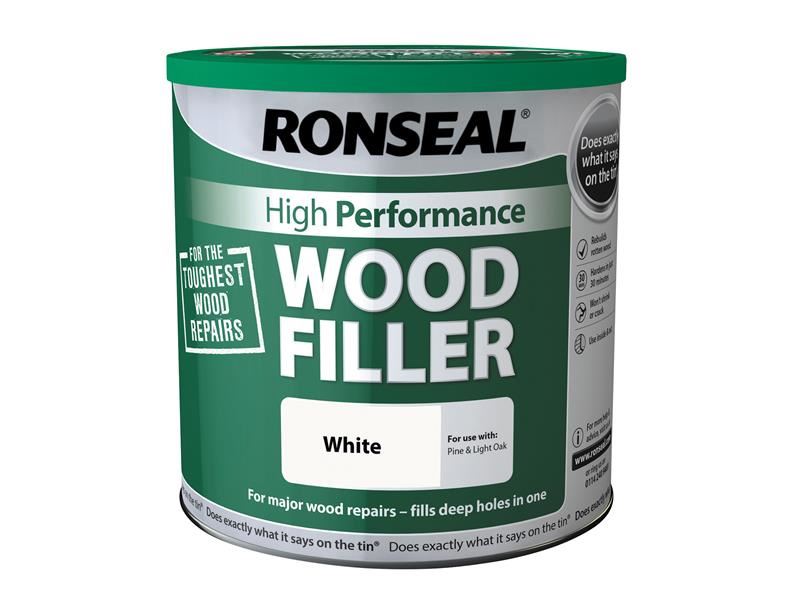 RSL High-Performance Wood Filler White 3.7kg