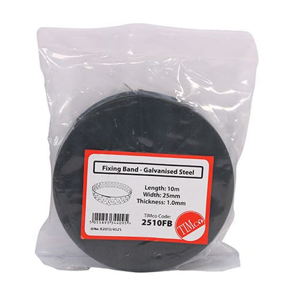 TIMCO Fixing Band 25mm x 10m Pack 1