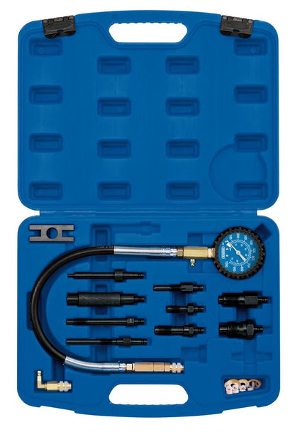 Draper DIESEL ENGINE COMP.TESTER 35878 Diesel Compression Test Kit (12 Piece)