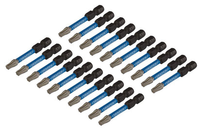 Draper T25X50MM IMPACT S/D BIT 20PK 05699 TX-STARÂ® Impact Screwdriver Bits, 1/4" Hex