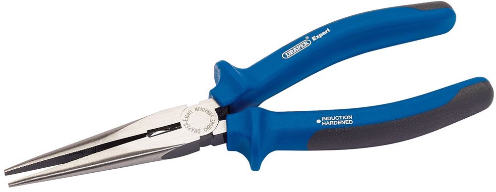 Draper RADIO PLIER H/D GRIPS 200MM 68888 Heavy Duty Soft Grip Long Nose Pliers