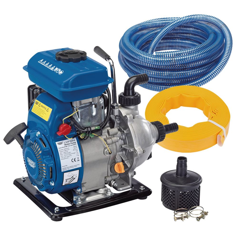 92776 Draper Emergency Flood Kit 2 FLOOD2 Pump Surface Mounted and Booster Pumps Professional Trade DIY Workshop Garage Use