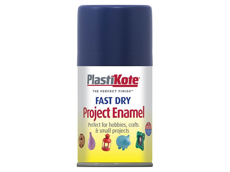 PlastiKote 440.0001030.046 Fast Dry Enamel Aerosol Night Blue 100ml