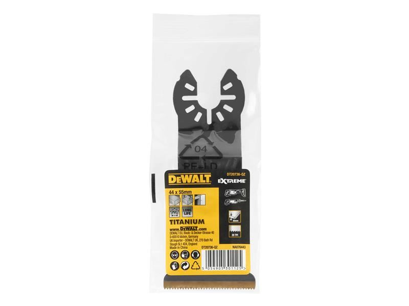 DeWalt DT20736 Titanium Wood/Metal Multi-tool Blade 55 x 44mm