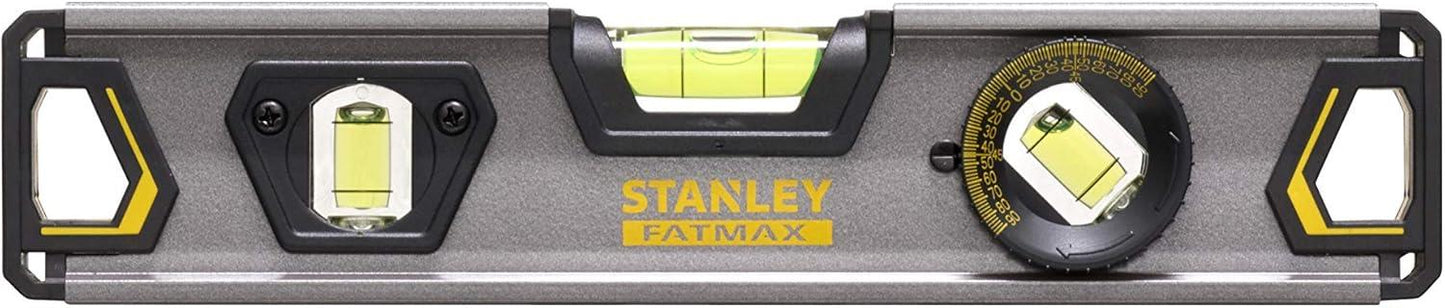 Stanley FatMax PRO Box Torpedo Level 230mm Magnetic Heavy Duty Spirit Level