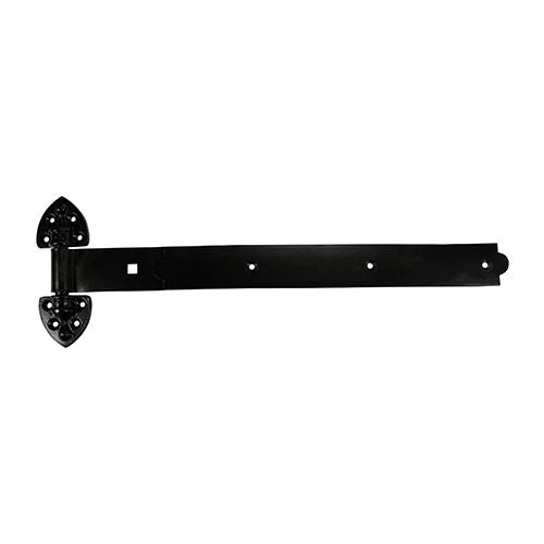 TIMCO Heavy ReversibleHinge Pair BLK 450mm Black Pack 1