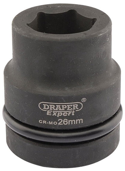 Draper 26MM IMPACT SOCKET 1DR 05107 HI-TORQÂ® Metric Impact Sockets, 1" Sq. Dr.