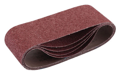 09247 Draper Cloth Sanding Belt, 100 x 610mm, 40 Grit (Pack of 5) SB100610 Sanding Belts Aluminium oxide Professional Trade DIY Workshop Garage Use