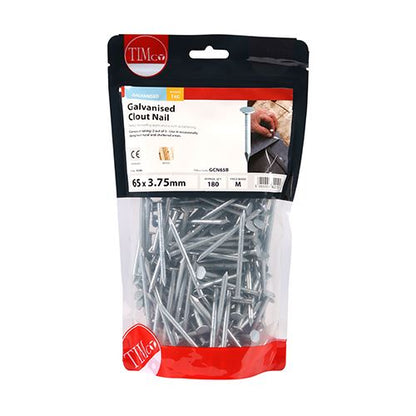 TIMCO Clout Nail - Galvanised 65 x 3.75 Pack 1
