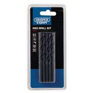 Draper 6.5MM HSS TWIST DRILL BOX 10 38809 Metric HSS Drill Bits (Pack of 10 or 5)