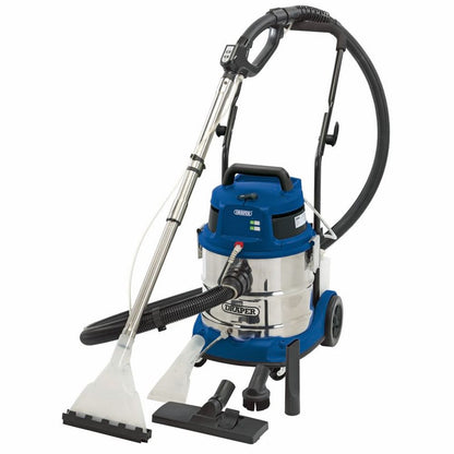 Draper 20L 1500W SHAMPOO 3 IN 1 VAC 75442 20L 3 in 1 Wet and Dry Shampoo/Vacuum Cleaner (1500W)