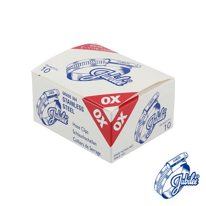 TIMCO Jubilee Clip SS 18-25mm Pack 10