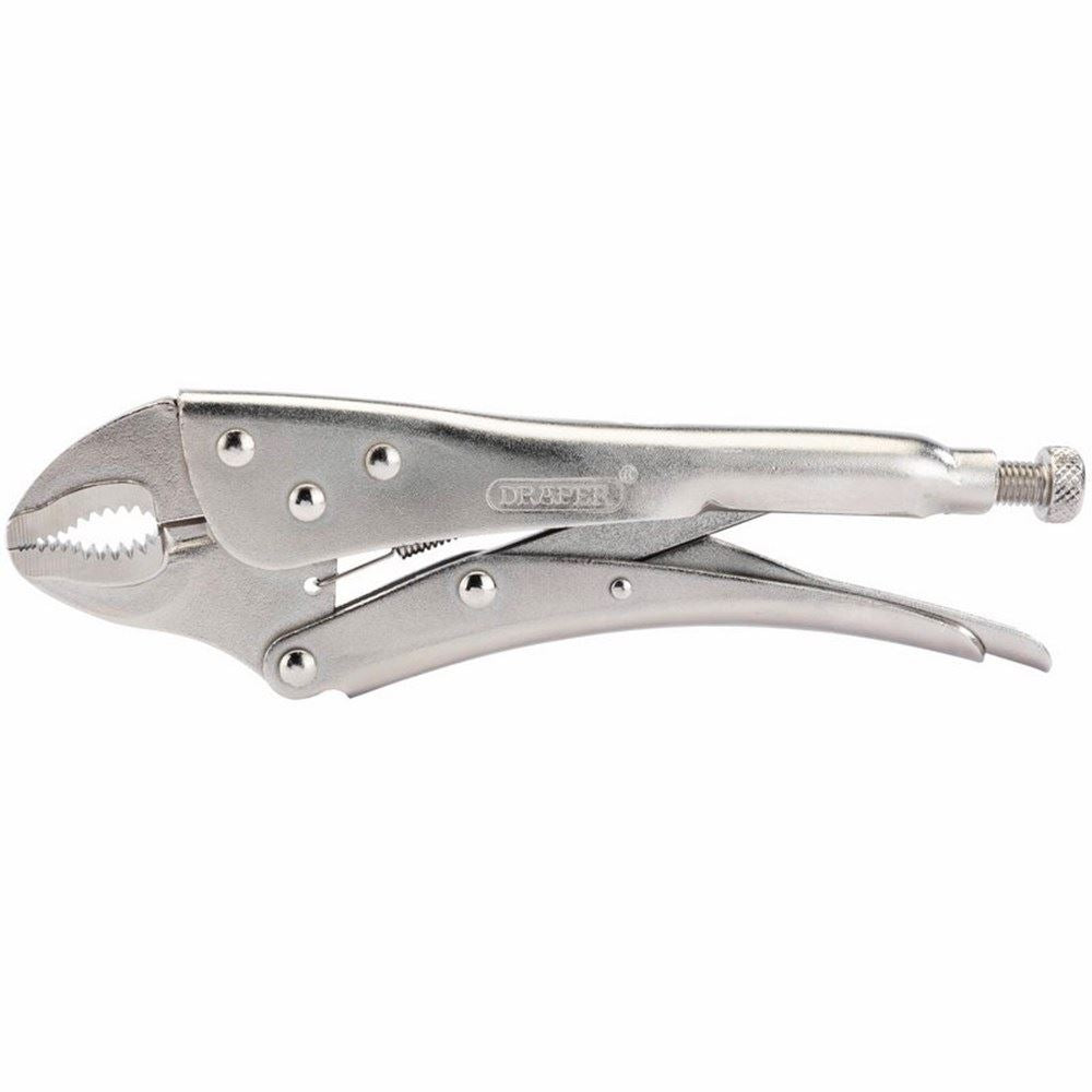 Draper SELF GRIP PLIER-CURVED 220MM 35369 Curved Jaw Self Grip Pliers