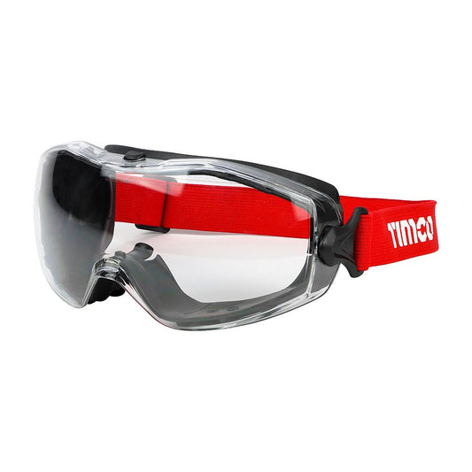 TIMCO Sports Style Safety Goggles Clear Clear Pack 1