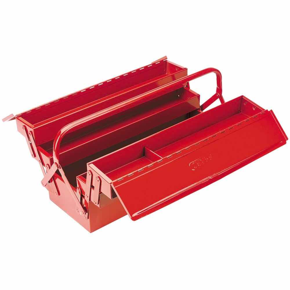 Draper CANTILEVER TOOLBOX 530X200X210 88904 Extra Long Four Tray Cantilever Tool Box, 530mm
