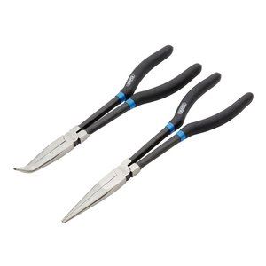 Draper 2PC LONG REACH PLIERS.STR/BENT 69287 Long Reach Long Nose Pliers Set (2 Piece)