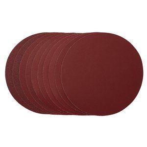 Draper 180MM SANDING DISC ASSRT 58110 58110 Sanding Discs, 180mm, Hook & Loop (Pack of 10)