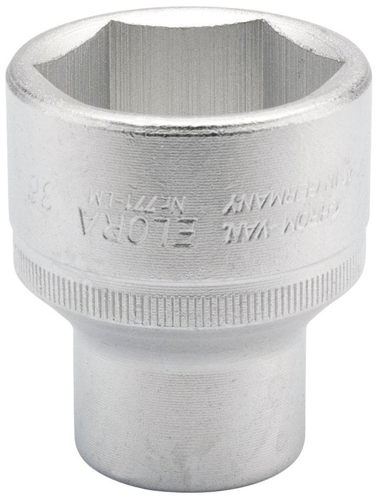 24781 Elora Elora Hexagon Socket, 1/2 Sq. Dr., 36mm (Sold Loose) 771-LM 36 1/2 Sockets Professional Trade DIY Workshop Garage Use