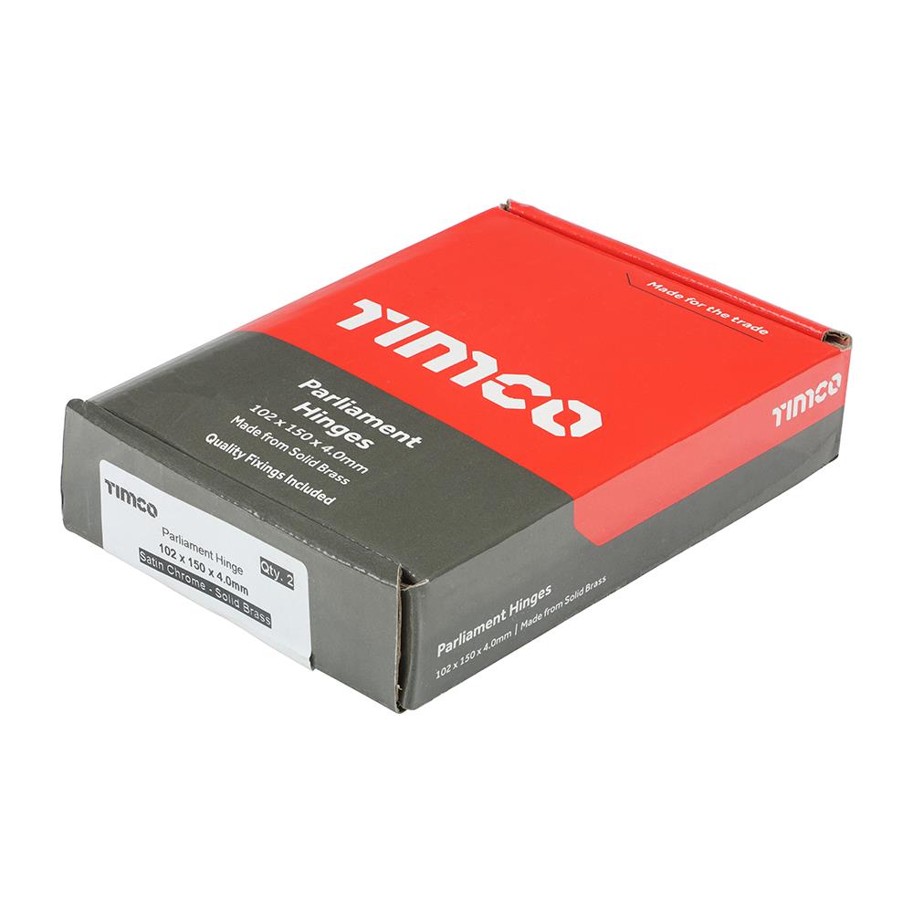 TIMCO Parliament Hinge SC 102 x 150 Pack 2