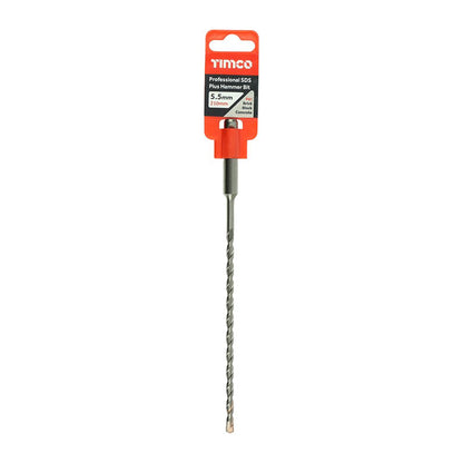 TIMCO Pro SDS Plus Hammer Bits 5.5 x 210 Pack 1