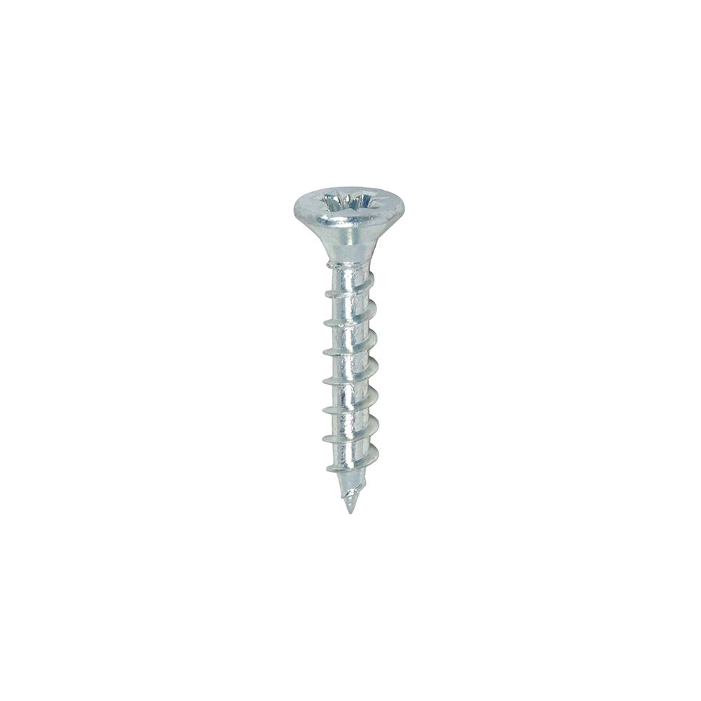 TIMCO Solo Woodscrew PZ2 CSK Zinc 3.5 x 20 Silver Pack 200